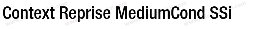 Context Reprise MediumCond SSi Normal字体转换